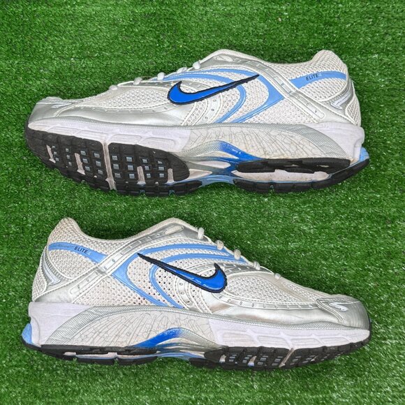 VTG Nike Zoom Elite 4 Running Shoes Women's 10 White Blue Y2K 00s 318069-141 - Picture 8 of 9